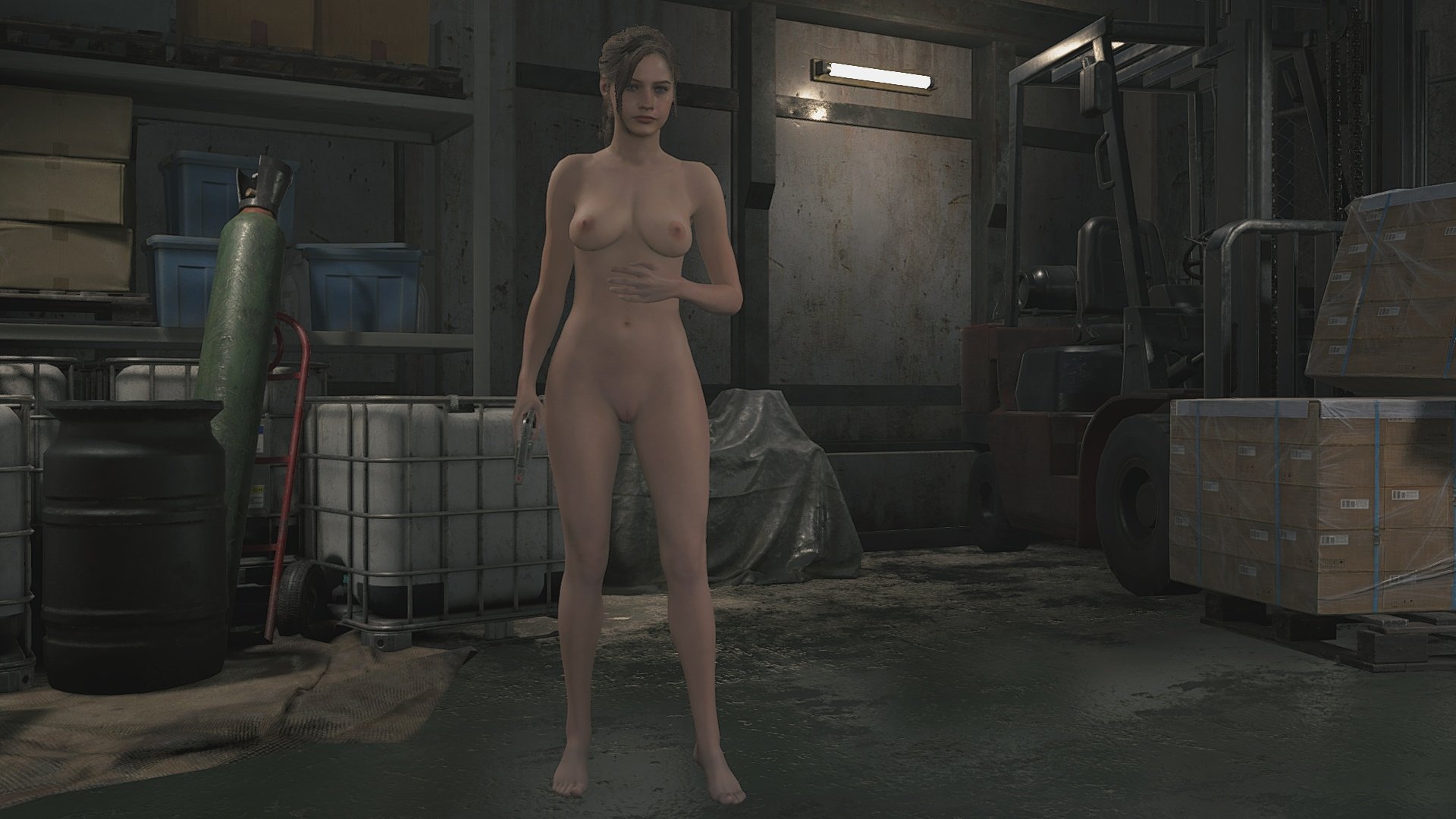 Nude мод для resident evil 2