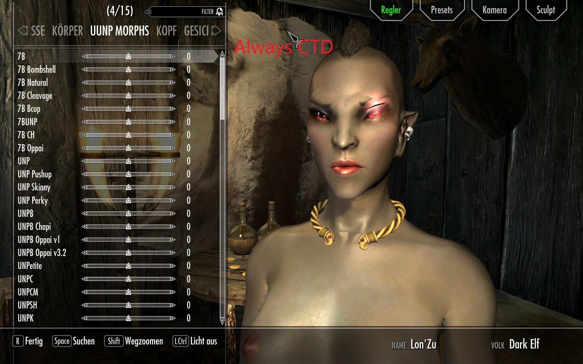 Problem With Racemenu Sliders For Breast Design Not Working Skyrim Technical Support Loverslab