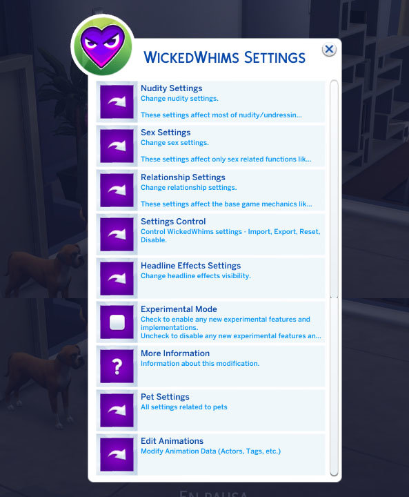 Gallery of Sims 4 Wicked Whims Pets.