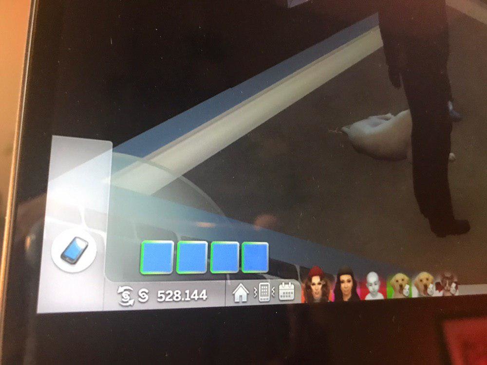 Doors missing on every house, Sims interface gone, mystery. The Sims