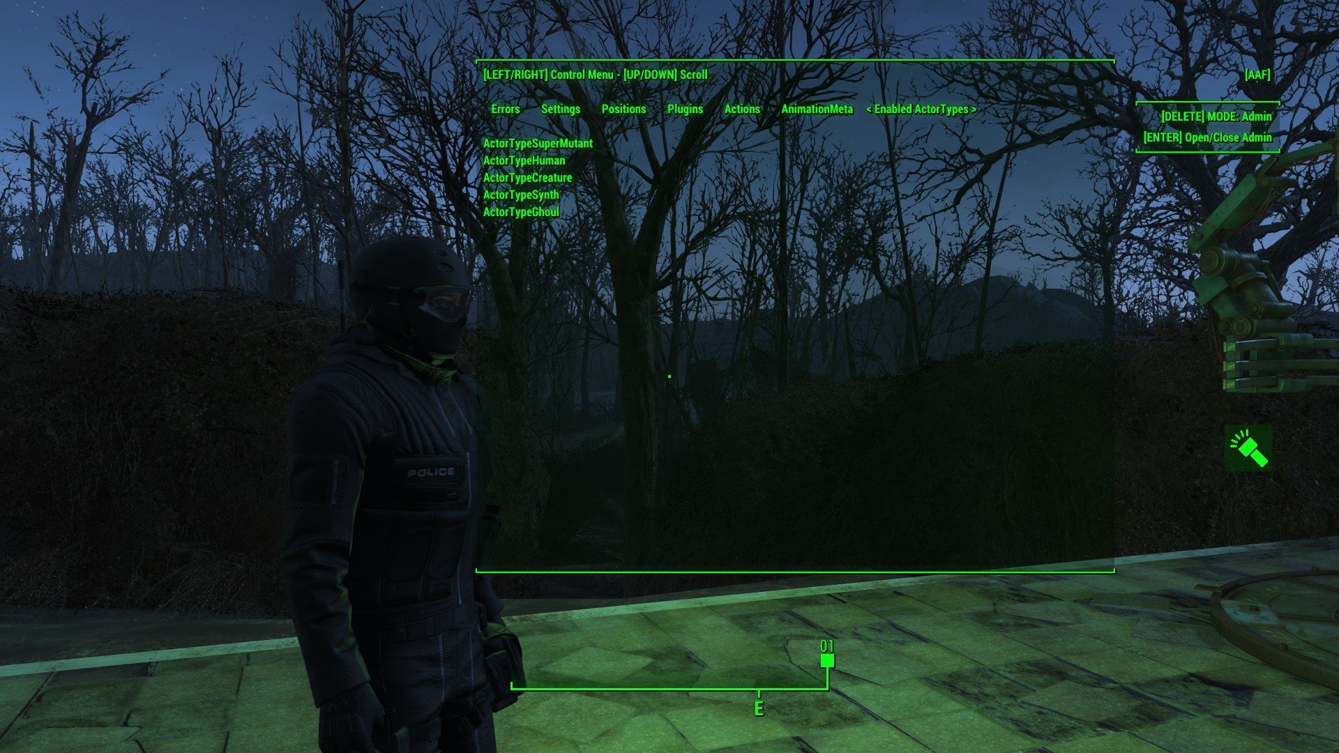 Fallout 4 ночное зрение в режиме скрытности фото 24
