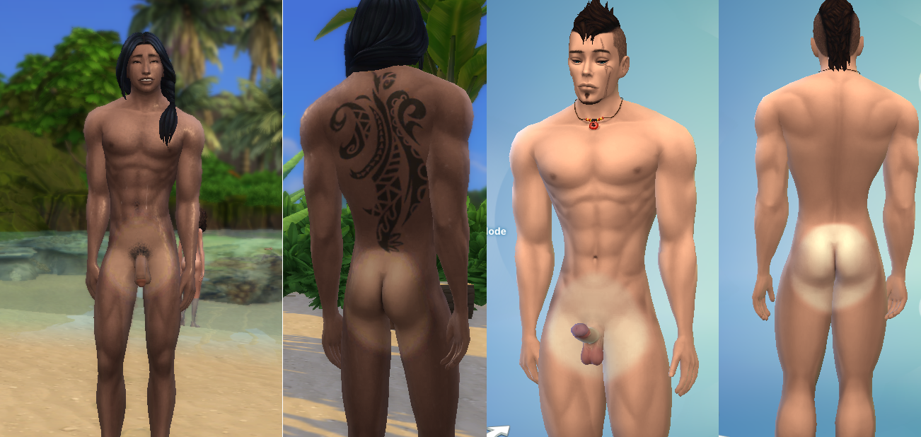 Simdulgence Ts4 Realgens Penis 7 Dec 2019 Penis Textures Body Hair Swatches Condom Bowl