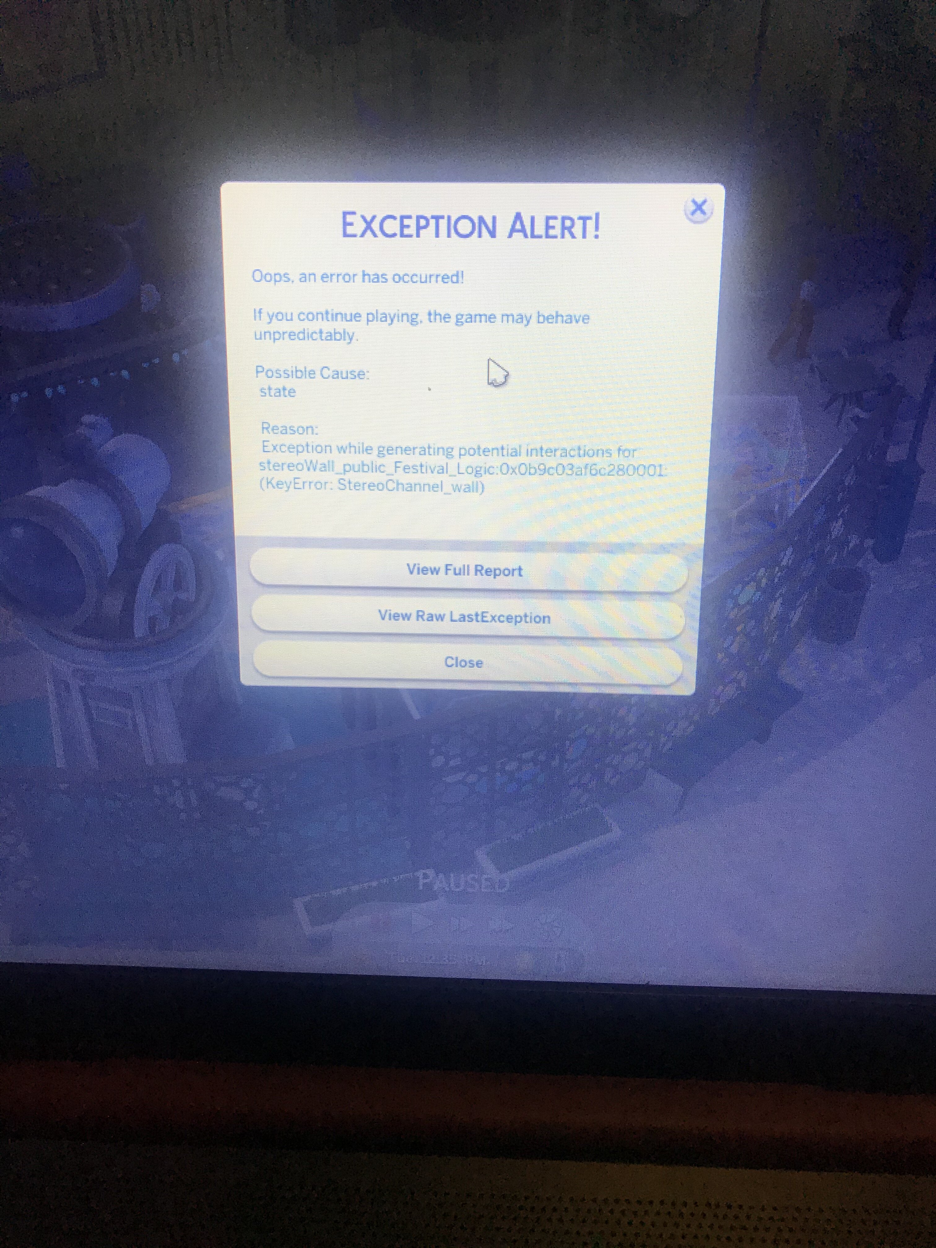 Can anyone help with those exceptions? - The Sims 4 Technical Support -  LoversLab