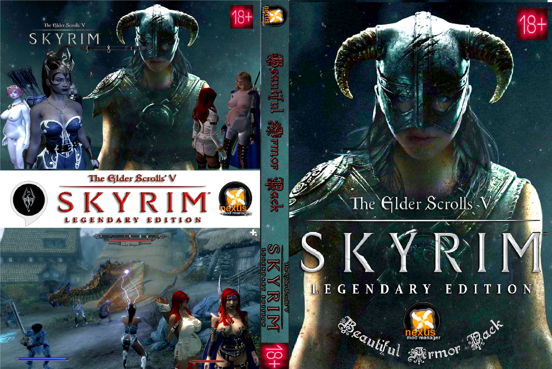 Skyrim Beautiful Armor Pack Cover A.png