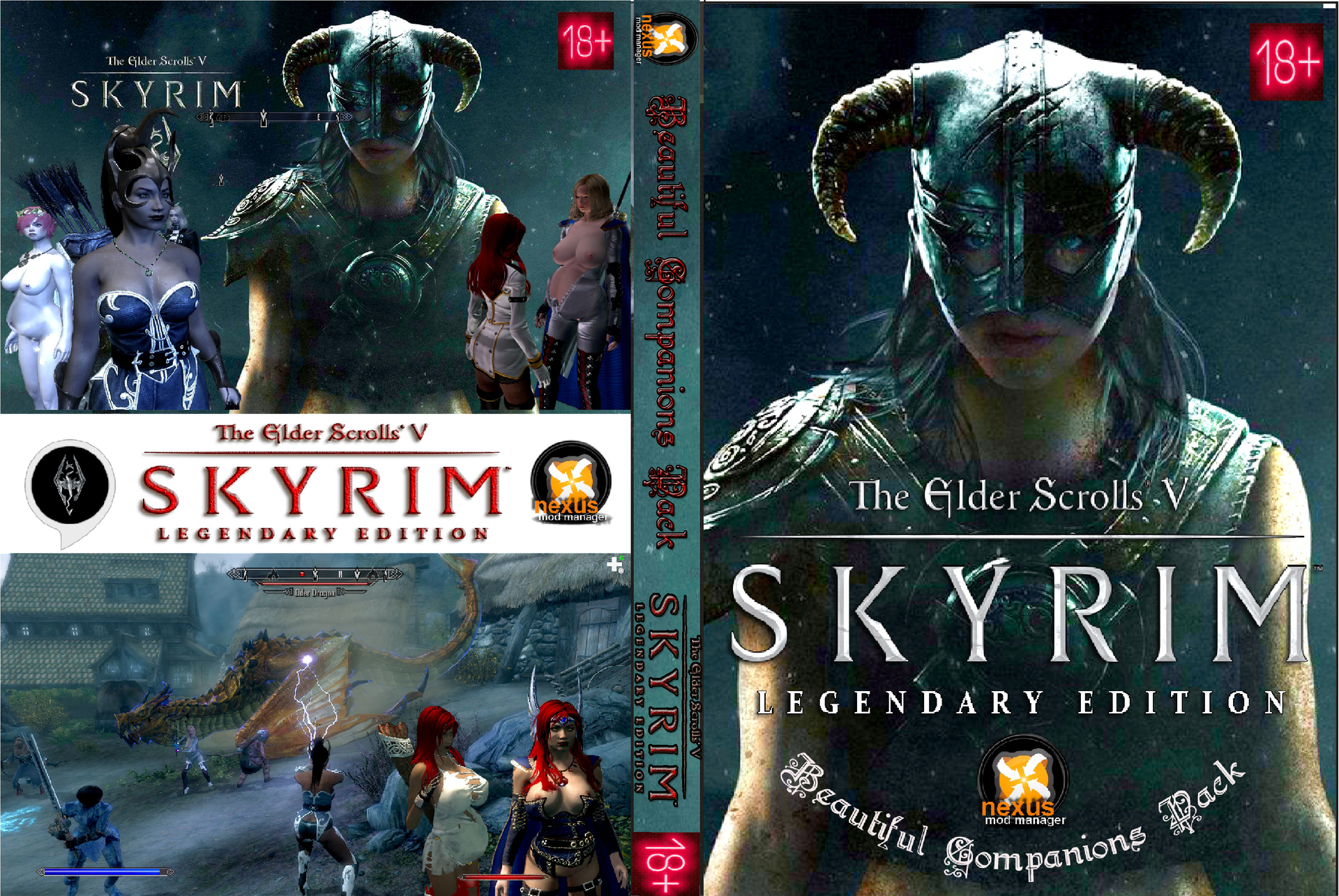 Skyrim Beautiful Companions Pack Cover A.png