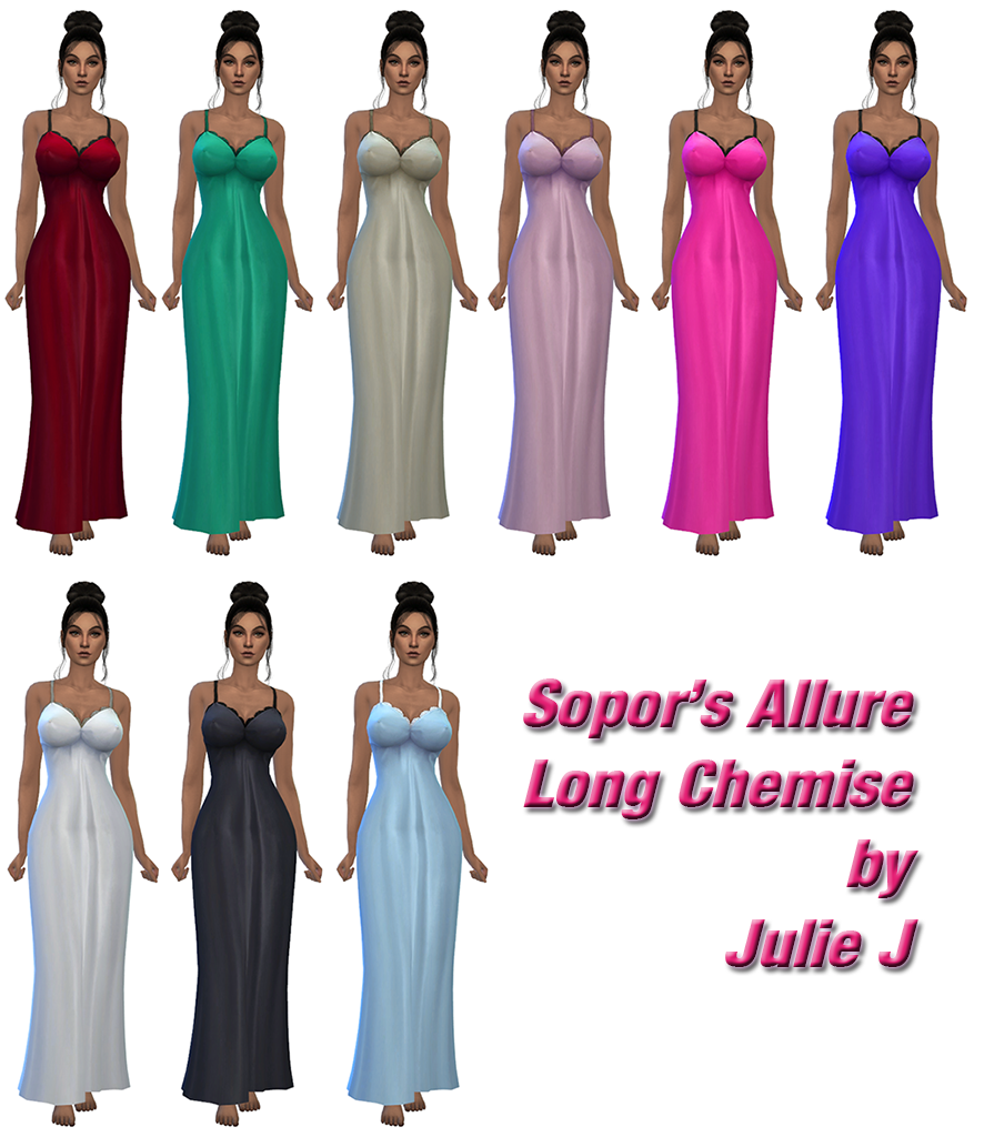 Allure Top Long Chemise By Julie J Clothing Loverslab