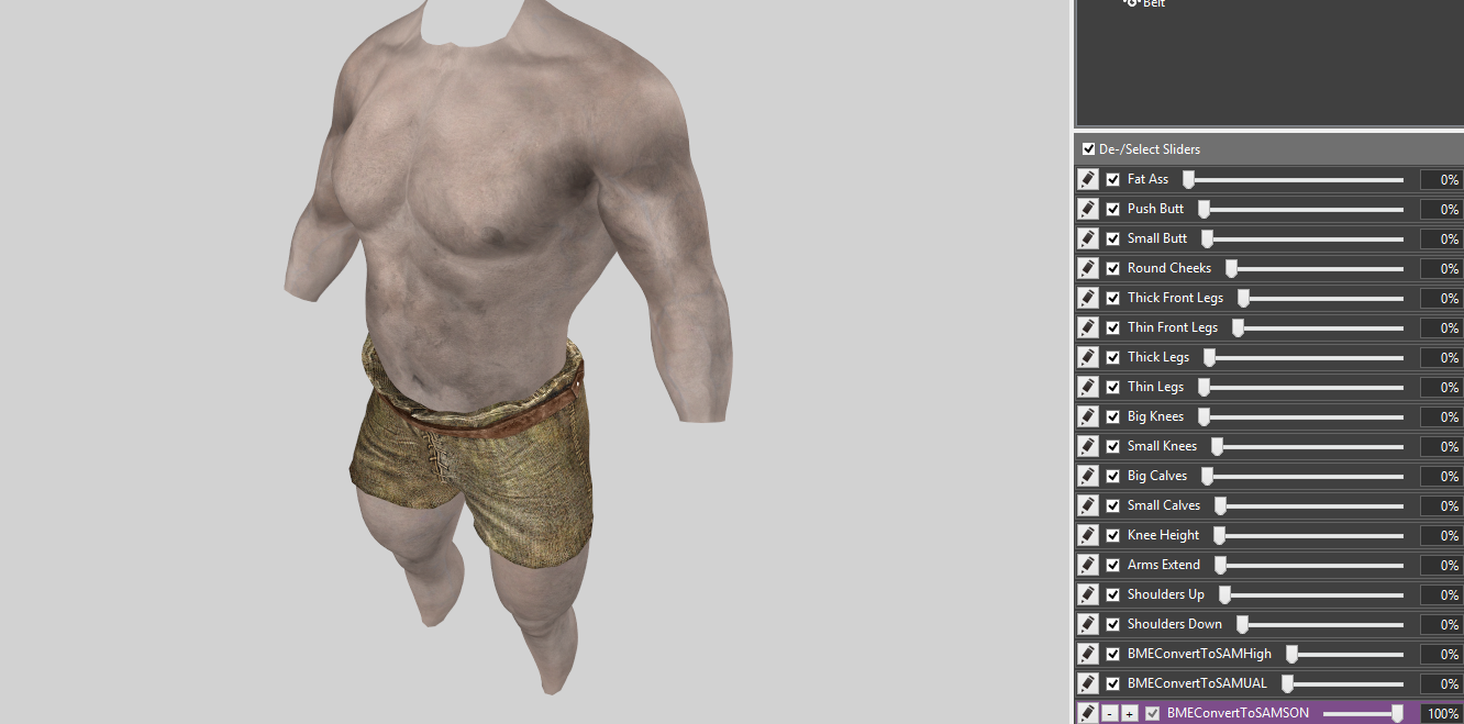 New Bodyslideable Male High Poly Body Project Page 4 Skyrim 