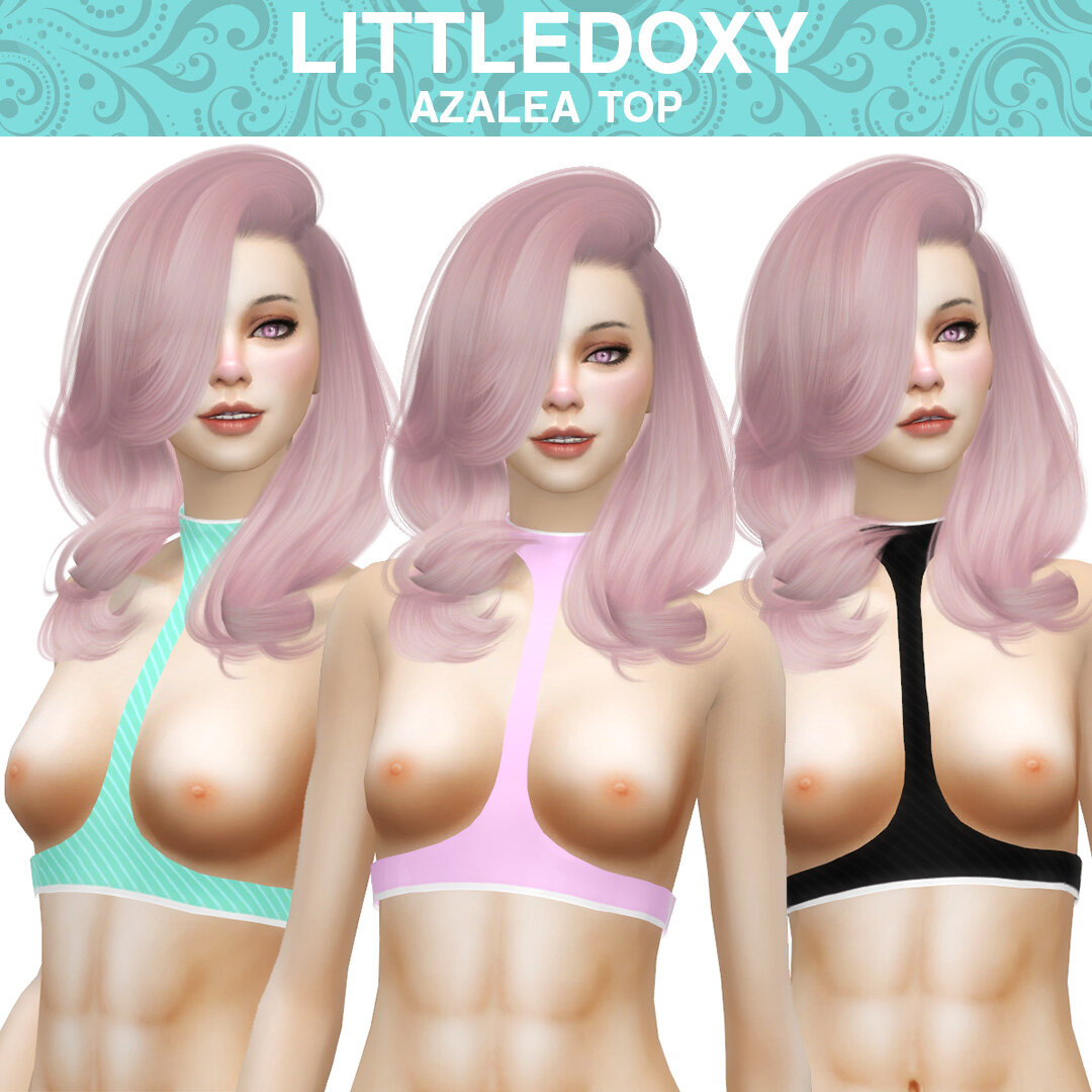 Littledoxy Sexy Shirt And Leather Harness Page 2 Downloads The Sims 4 Loverslab