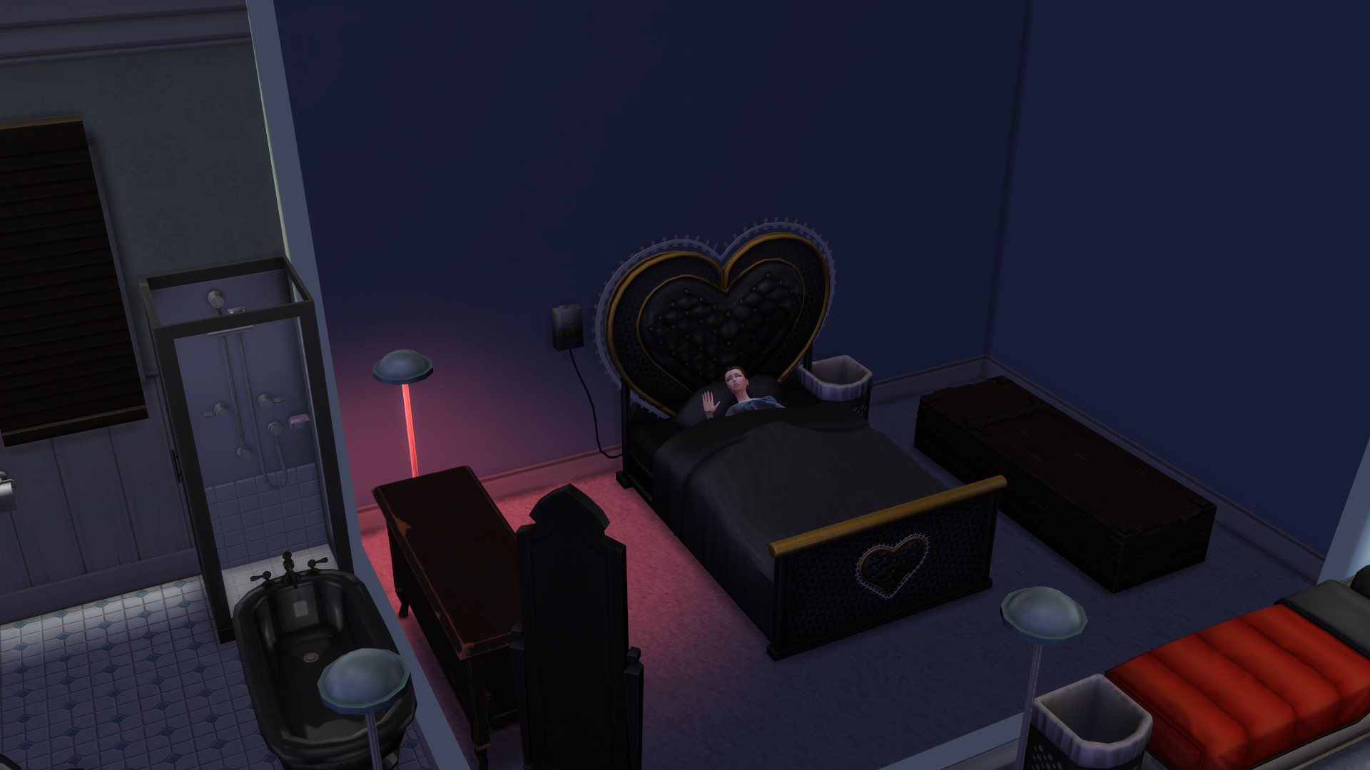Wish We Had A Vibrating Heart Shaped Bed Now A Modded Cc Version 3308