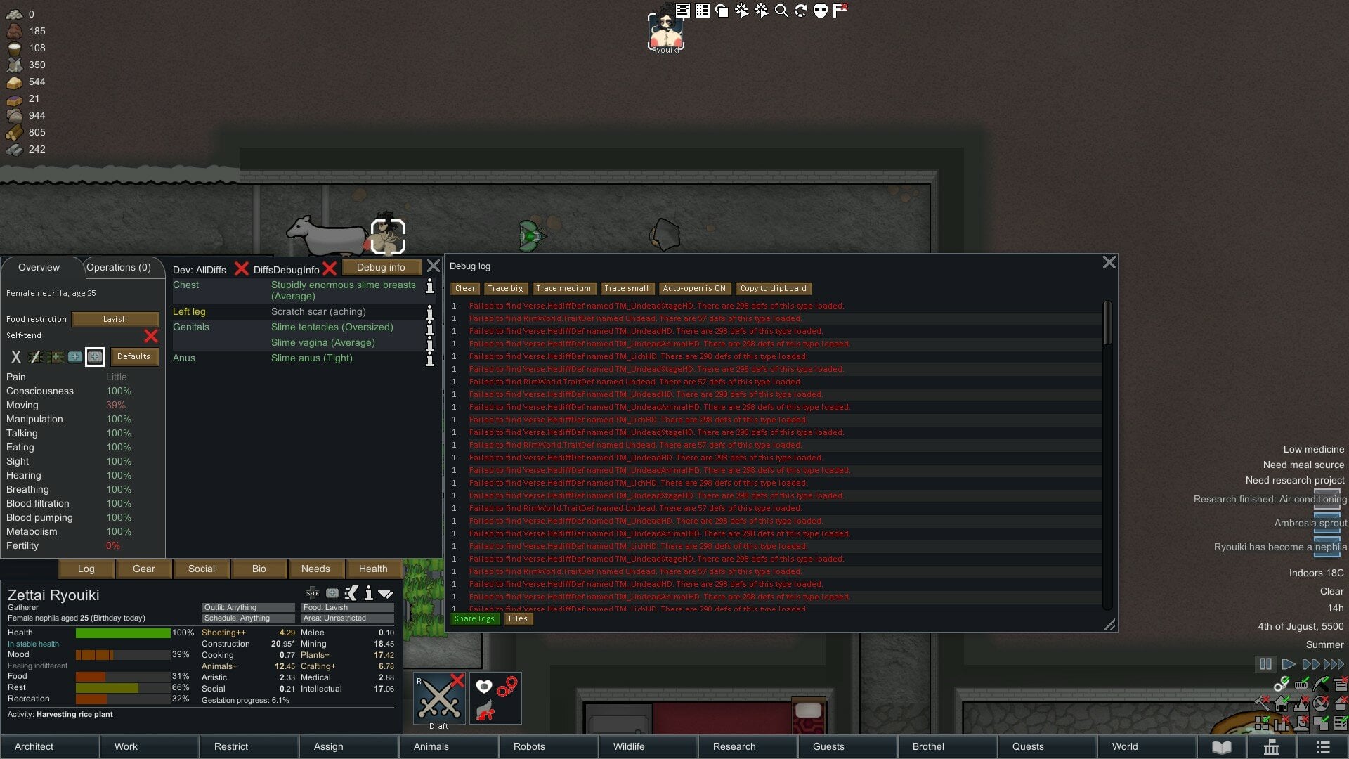 [mod] Rimworld 1.3: Nephila Hyperpregnancy Race Mod - Page 5 - Rimworld ...