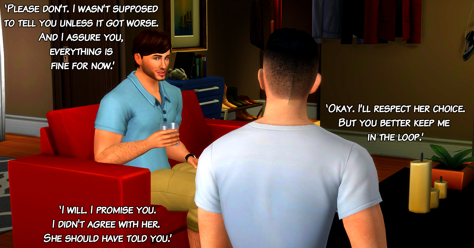 [Untitled] 24 hours before... - Gay Stories 4 Sims - LoversLab