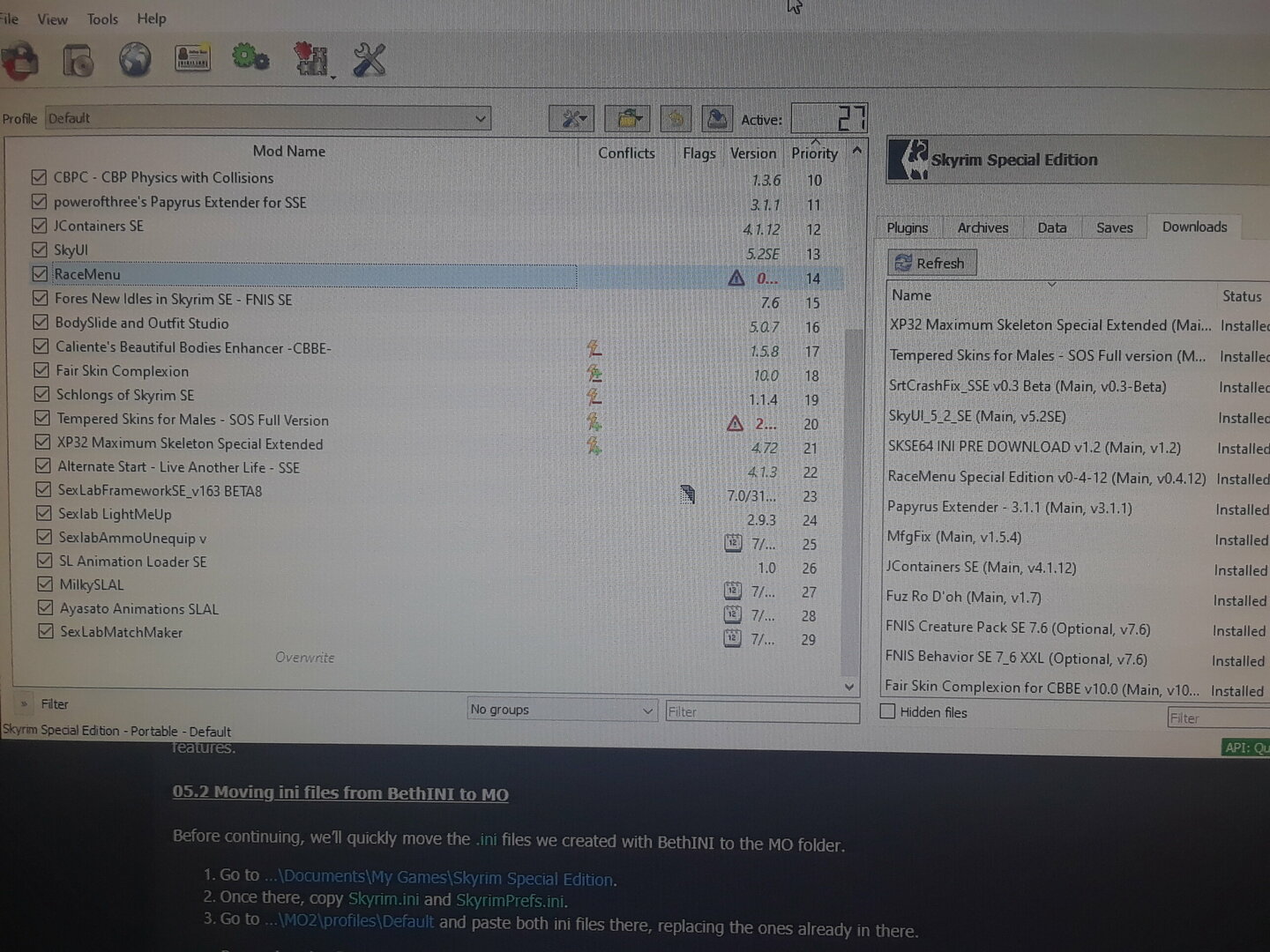 Mod Organizer 2 Other Tools From Zero To Hey Sexlab Is Working Page 10 Skyrim Special Edition Loverslab