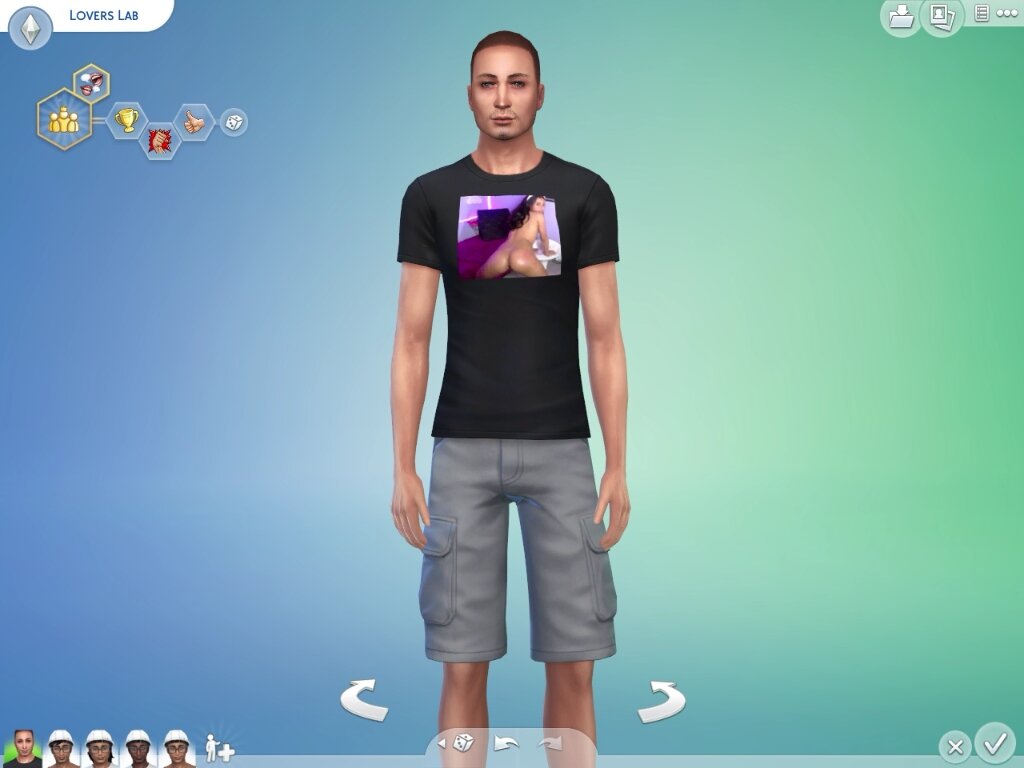 Chaturbate T-Shirts for Men/Women - Downloads - The Sims 4 - LoversLab