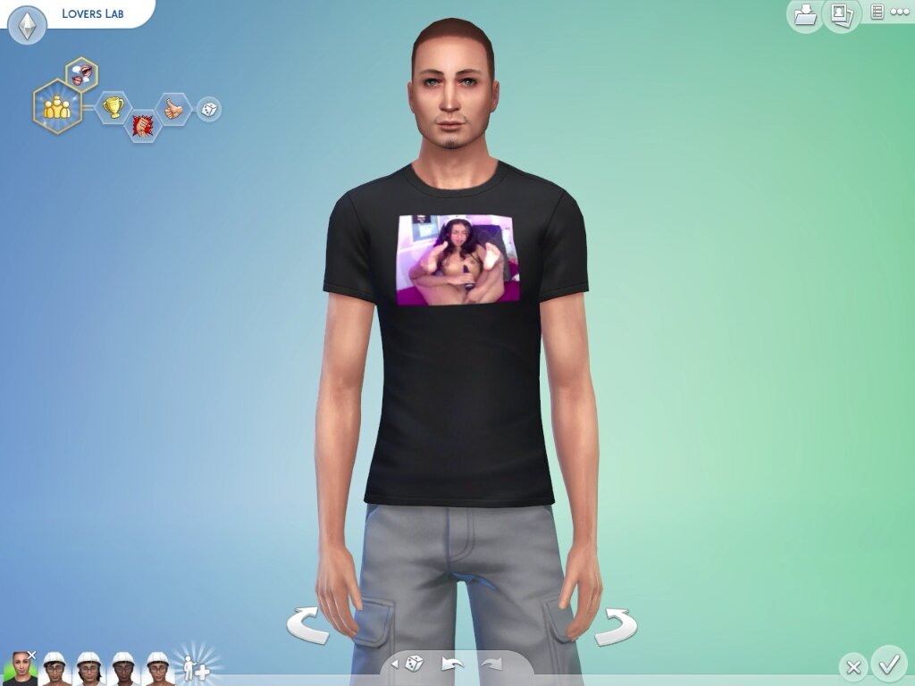 Chaturbate T-Shirts for Men/Women - Downloads - The Sims 4 - LoversLab