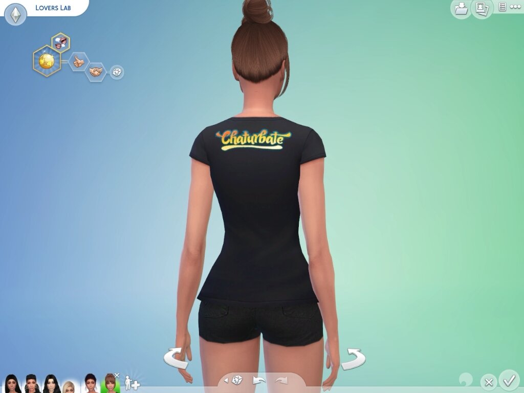 Chaturbate T-Shirts for Men/Women - Downloads - The Sims 4 - LoversLab