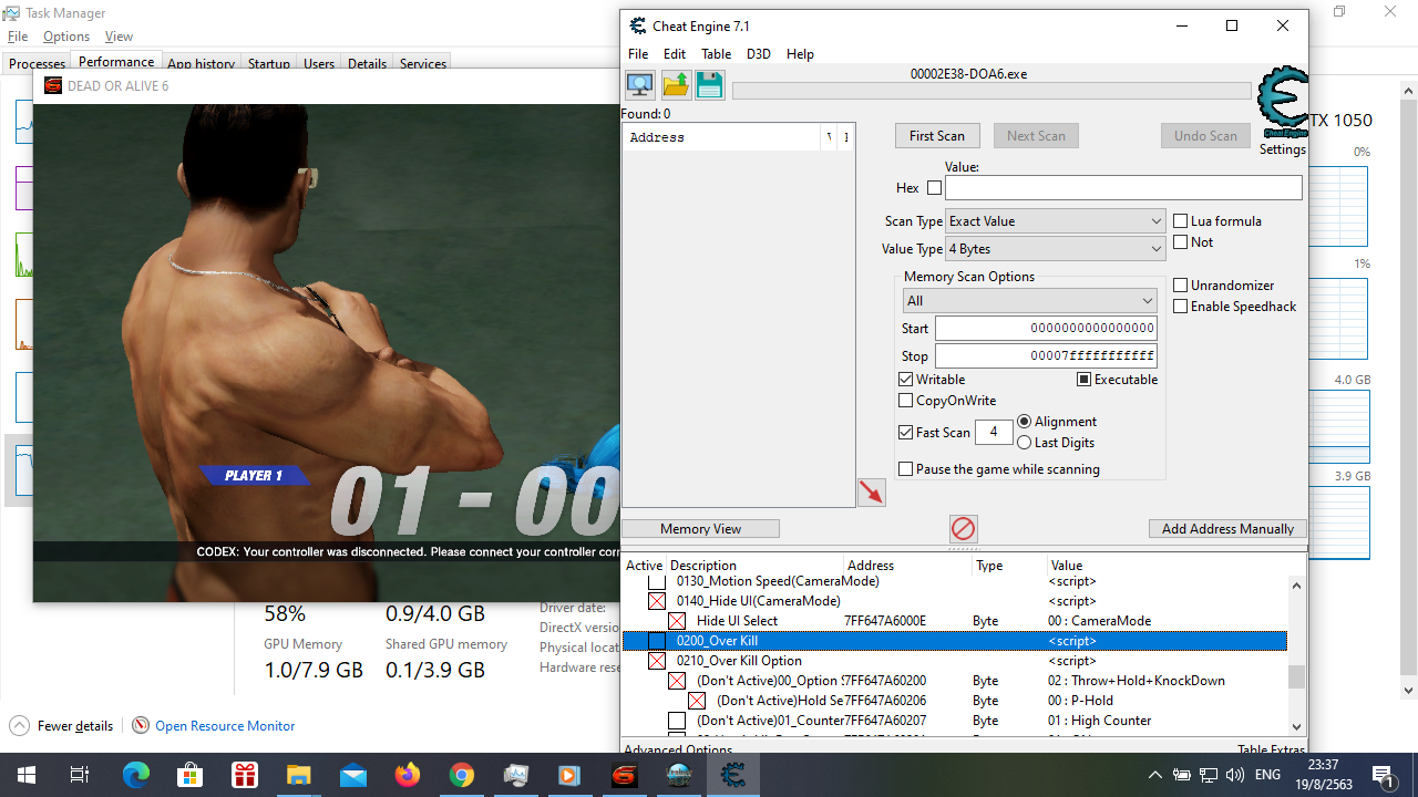 About Cheat Engine - Dead or Alive 6 - LoversLab
