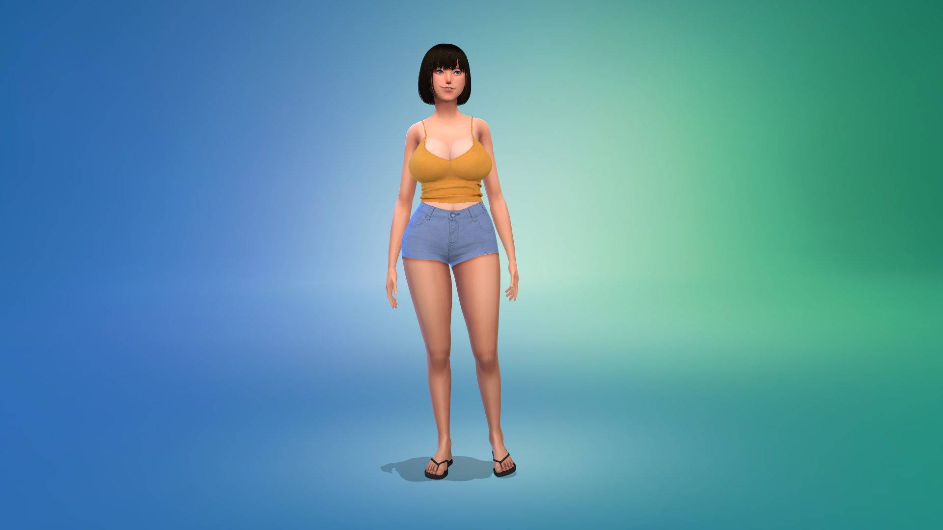 I made a girl base on a game that I found on the internet SUMMER - Countrys...