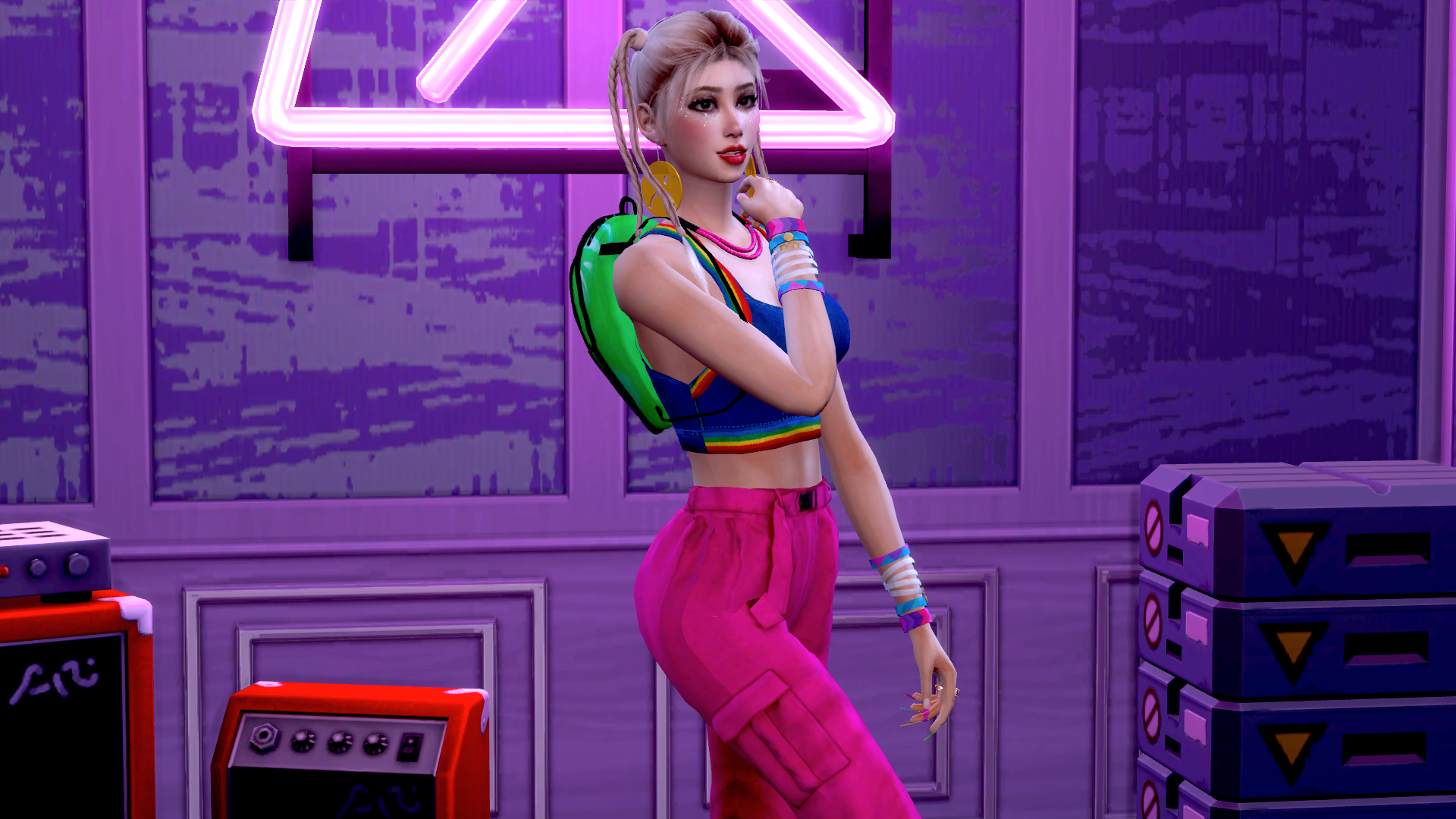 First Style Sim requested: a 90's Rave Sim 