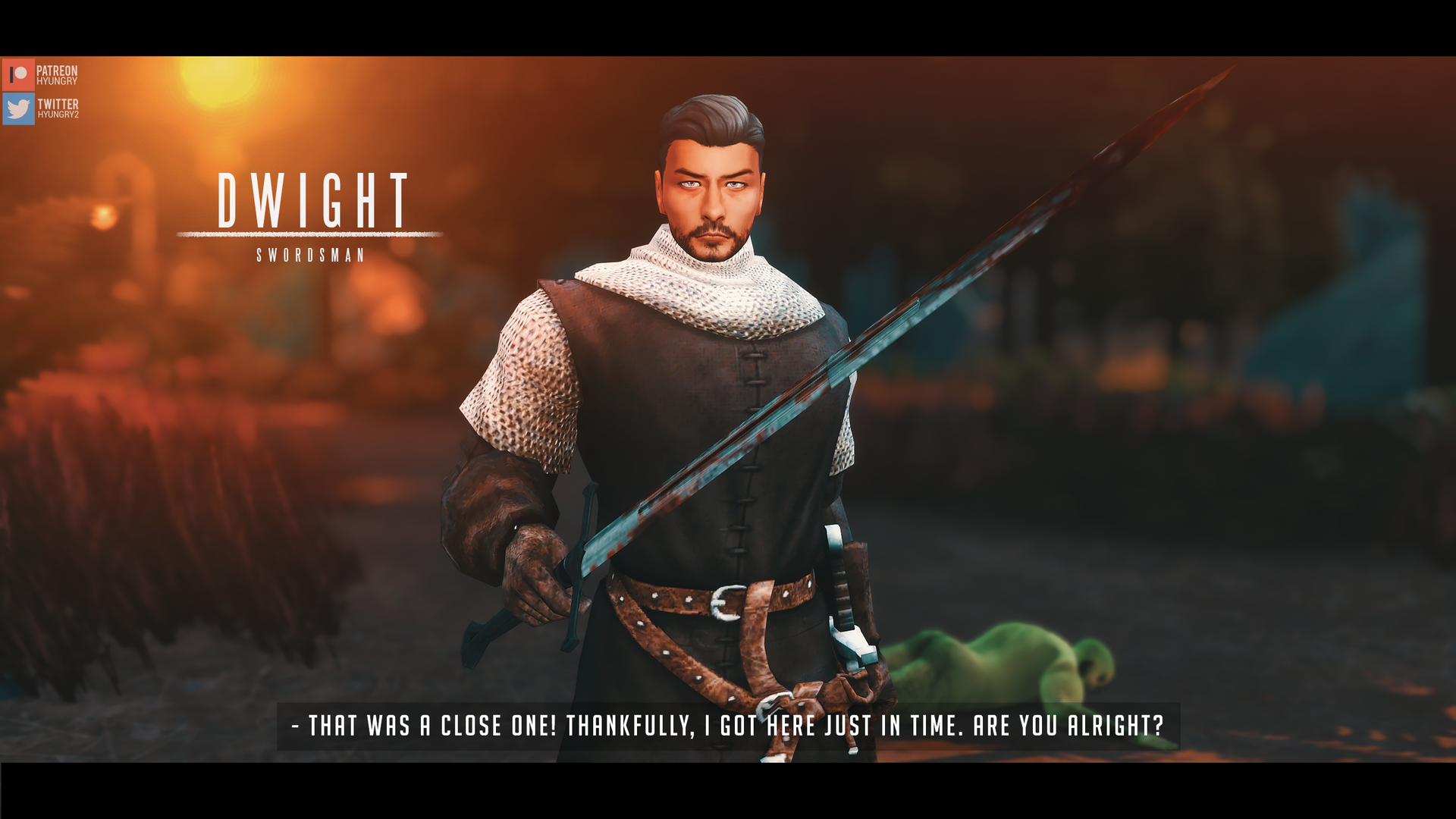 CG SET - Dwight, The Swordsman 