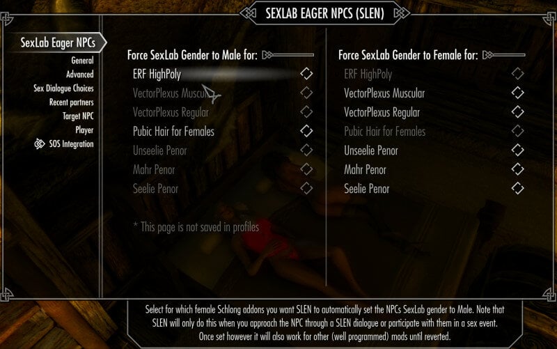 Sl Eager Npc Sos Integration Options Technical Support Skyrim Special Edition Loverslab