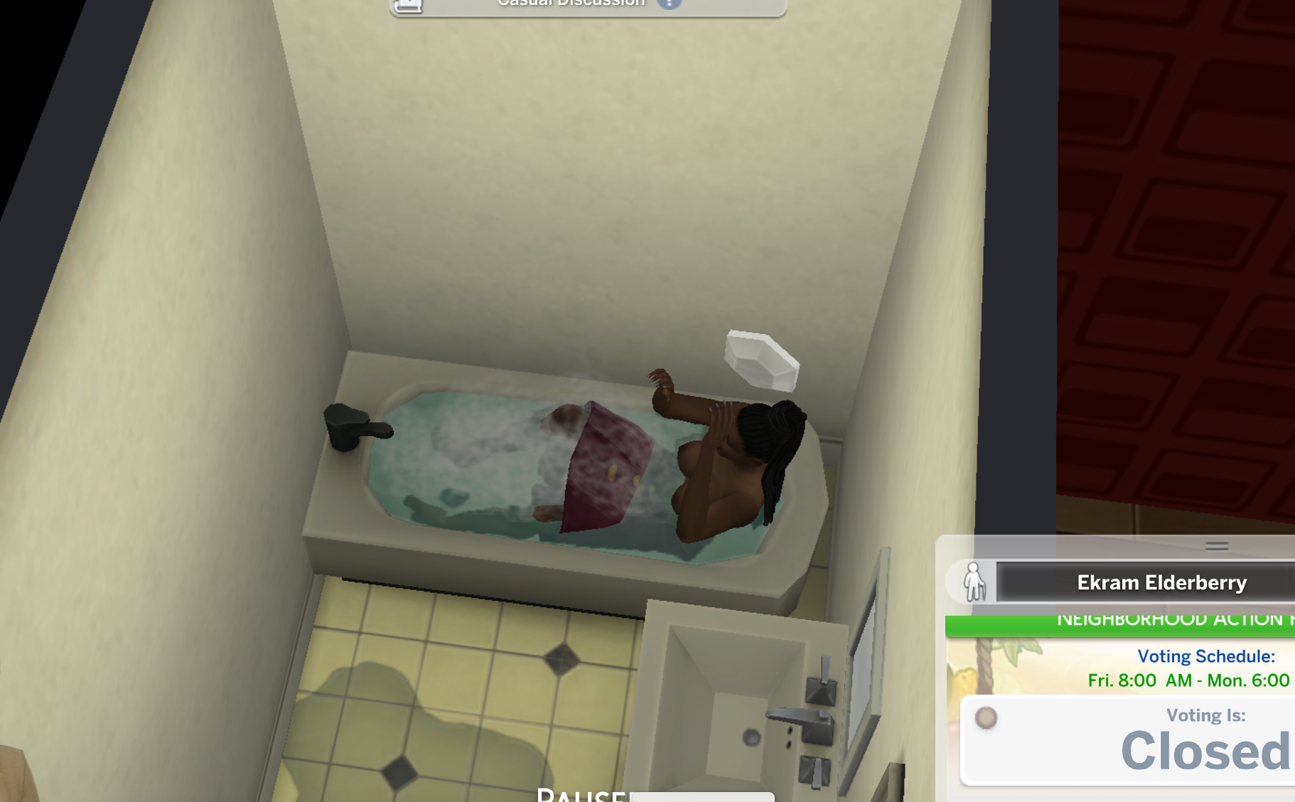 NPC problem? Black and white soft penis on dark skin while bathing, blur  censor using toilet & females no nude while bathing on community lots -  Technical Support - WickedWhims - LoversLab