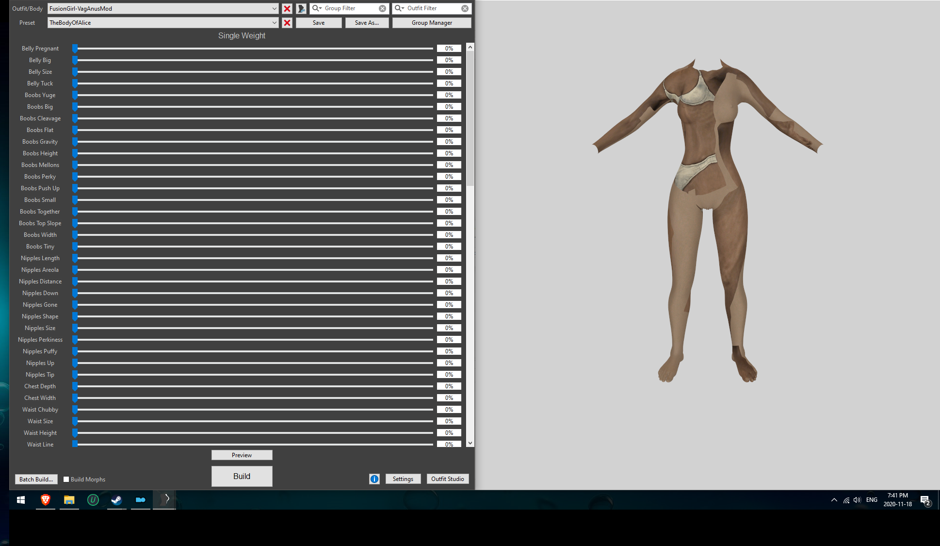 lazman's Female Outfit Replacer - Fusion Girl  Bodyslide WIP - Page 2 -  Downloads - Fallout 4 Adult & Sex Mods - LoversLab