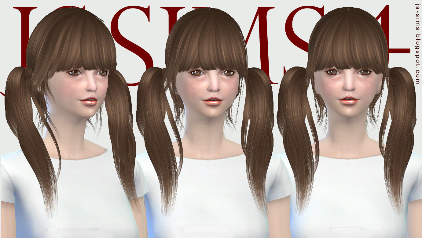 [JS SIMS 4] raonjena07 Hair Retexture - Request & Find - The Sims 4 ...