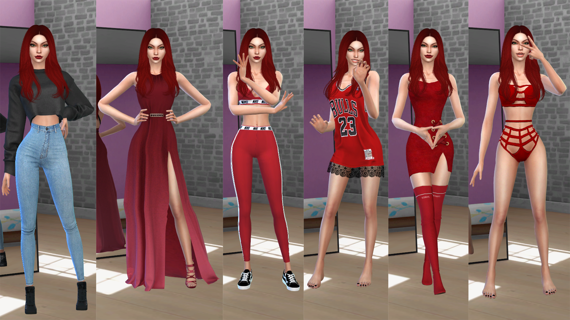 Outfits Dei Miei Sims Original Downloads The Sims 4 Loverslab