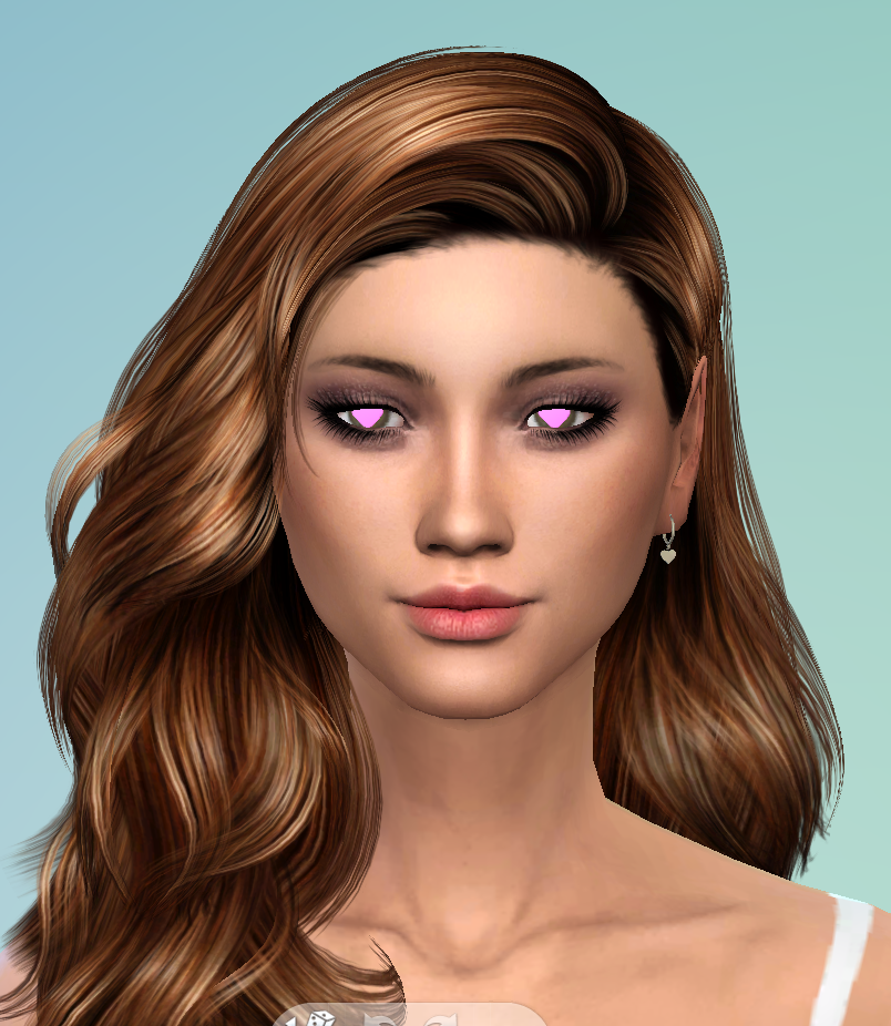 Odd pink heart shaped brightly blinking eyes, I can't get rid of. - The  Sims 4 Technical Support - LoversLab