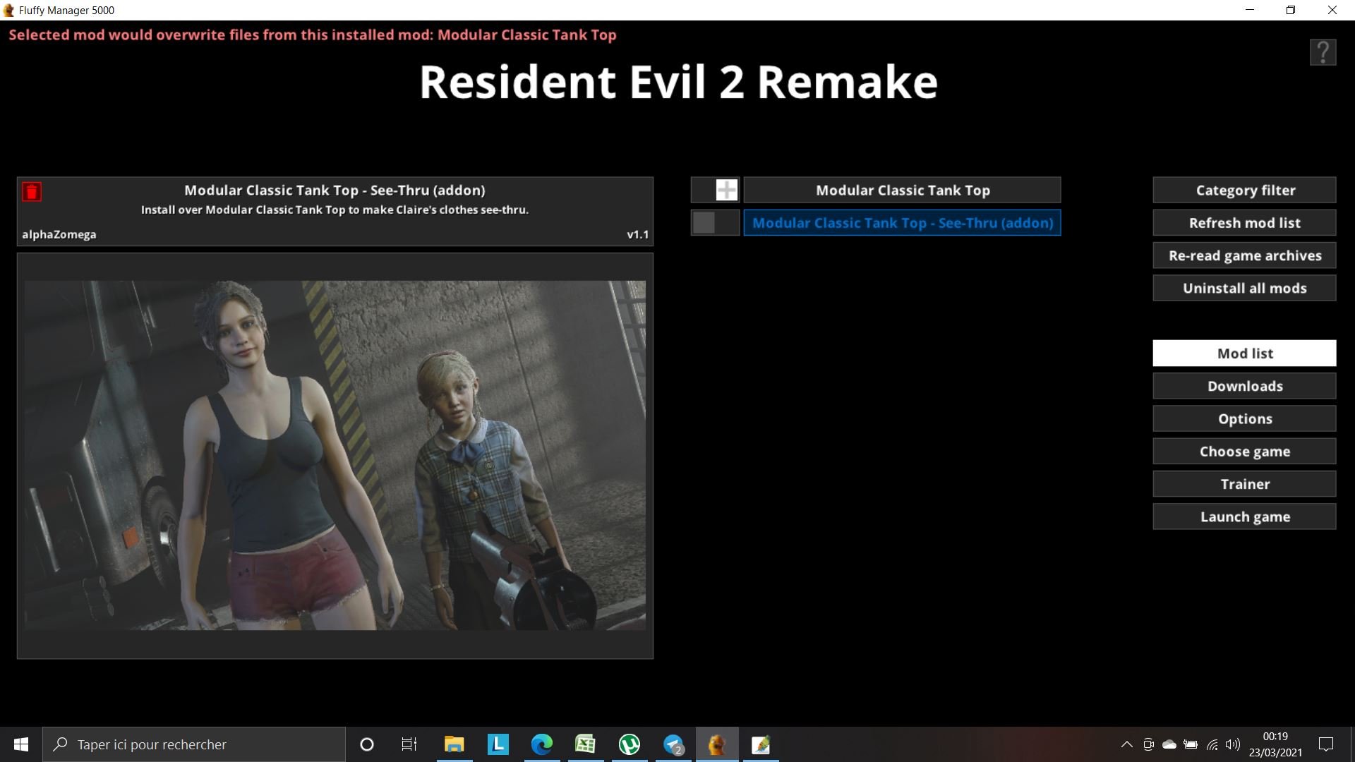 Resident Evil 2 Remake Ada to Claire Default Model Swap at Resident Evil 2  (2019) Nexus - Mods and community