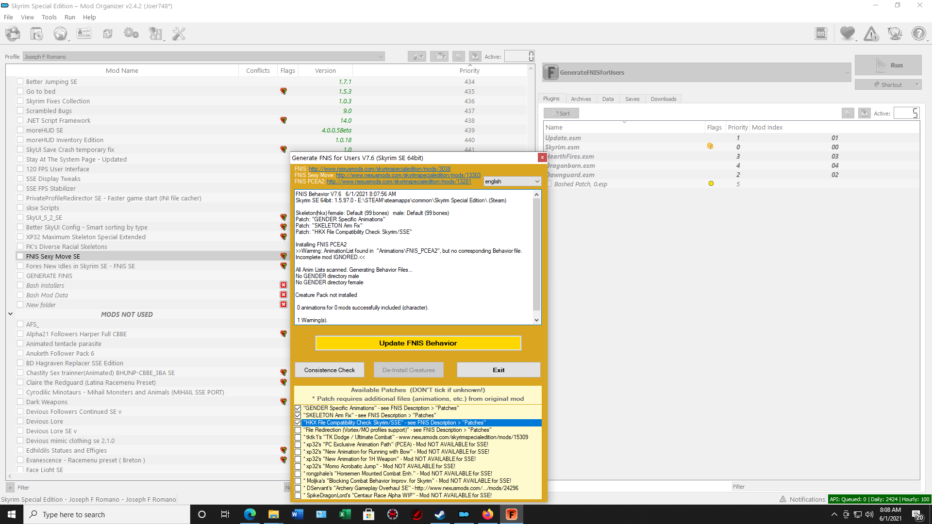 Failed To Run Fnis – How to Use FNIS – TYAQZG