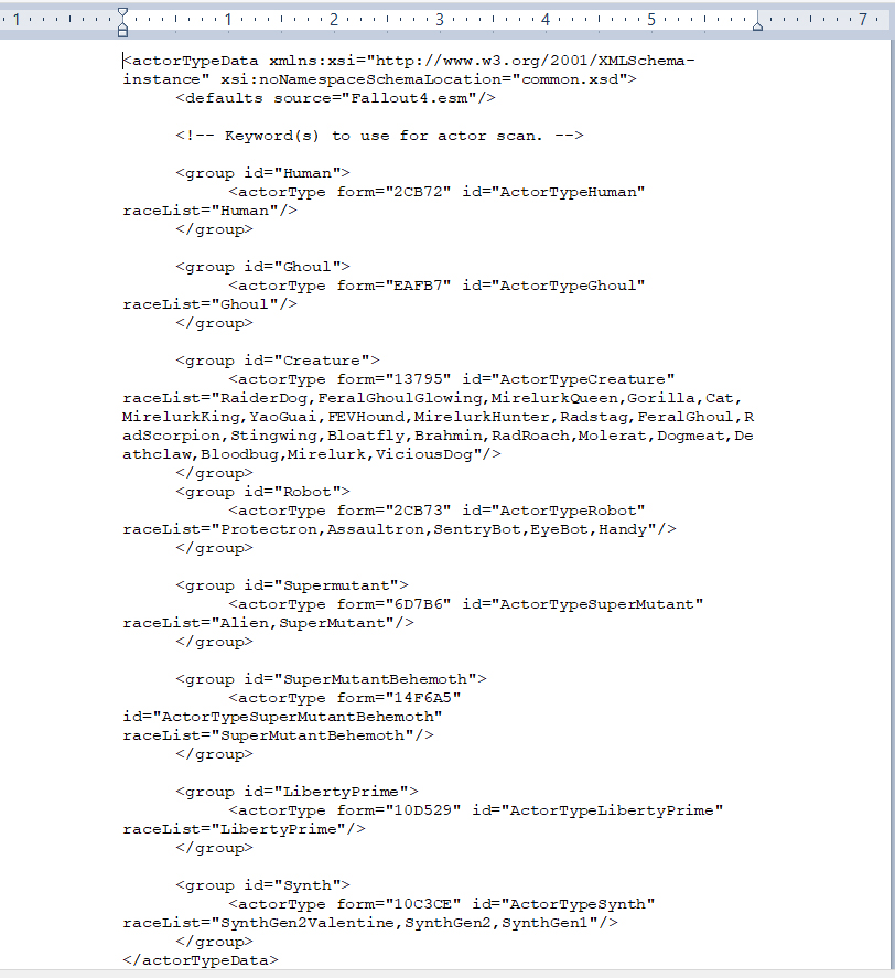 (Help) followed XML error but..moving to the correct form. - Skyrim ...