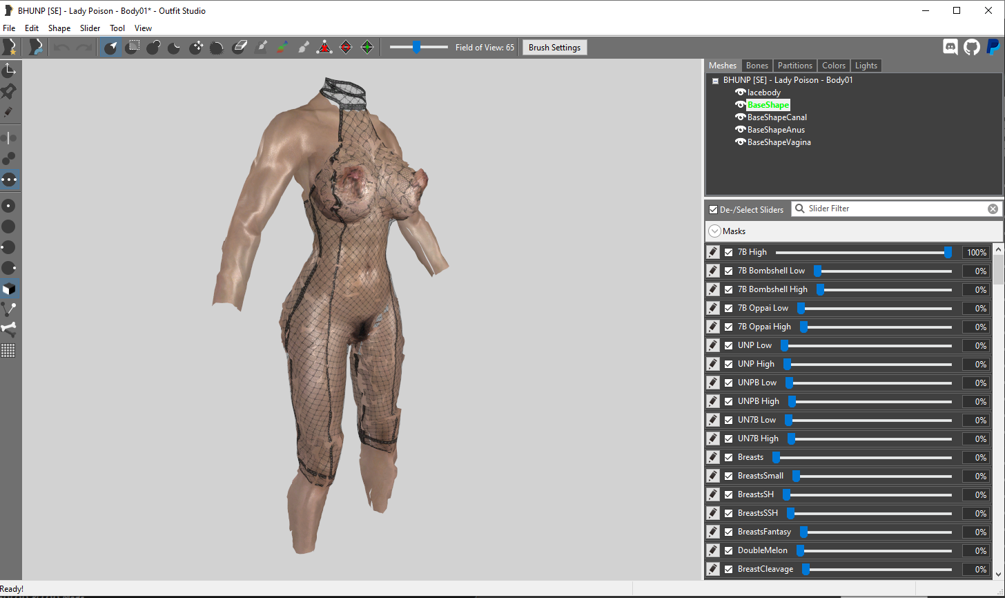Bodyslide/Outfit Studio) How to update BHUNP Armors to the newest Body  version? - Skyrim: Special Edition - LoversLab