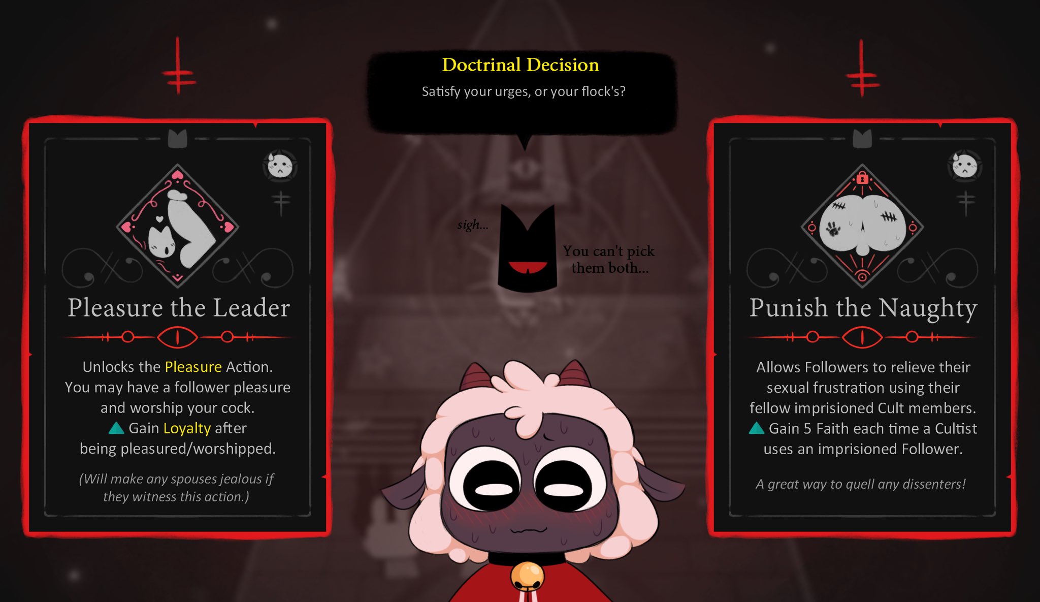 Cult of the lamb porn mod