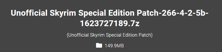 Unofficial Skyrim Special Edition Patch - USSEP at Skyrim Special