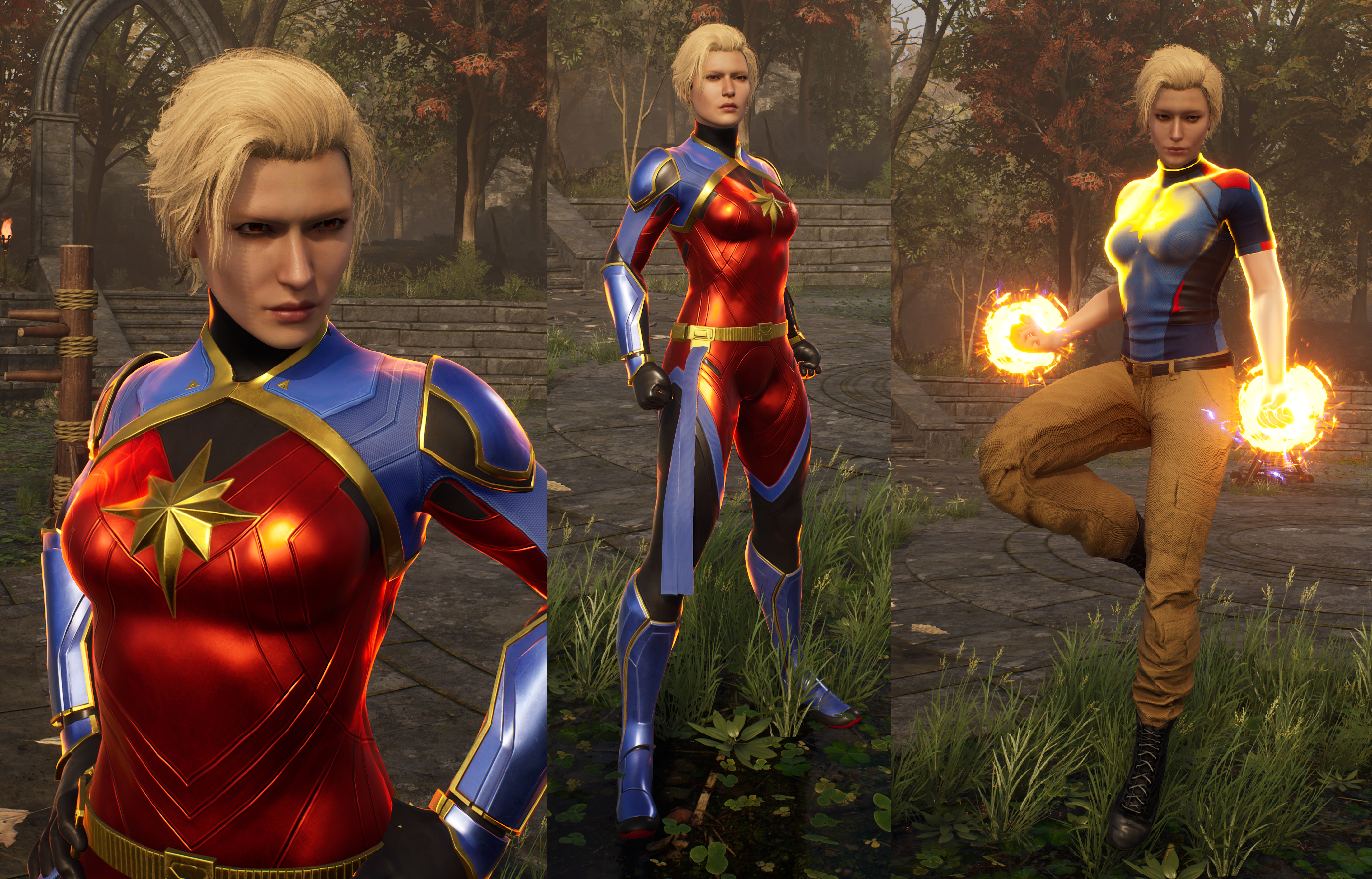 Midnight Suns Mod Gives Captain Marvel, Magik, and Nico New Looks