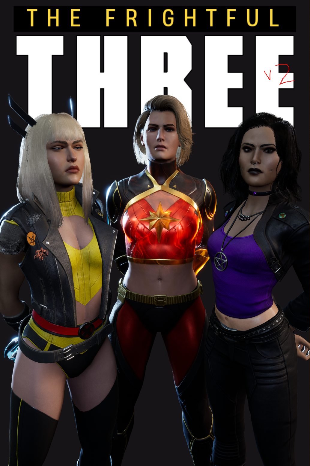 Midnight Suns Mod Gives Captain Marvel, Magik, and Nico New Looks