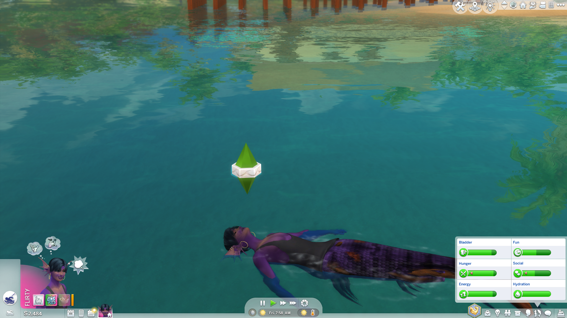 Mermaids still have legs but fused with tail and if mail has their gentiles  showing? - The Sims 4 Technical Support - LoversLab