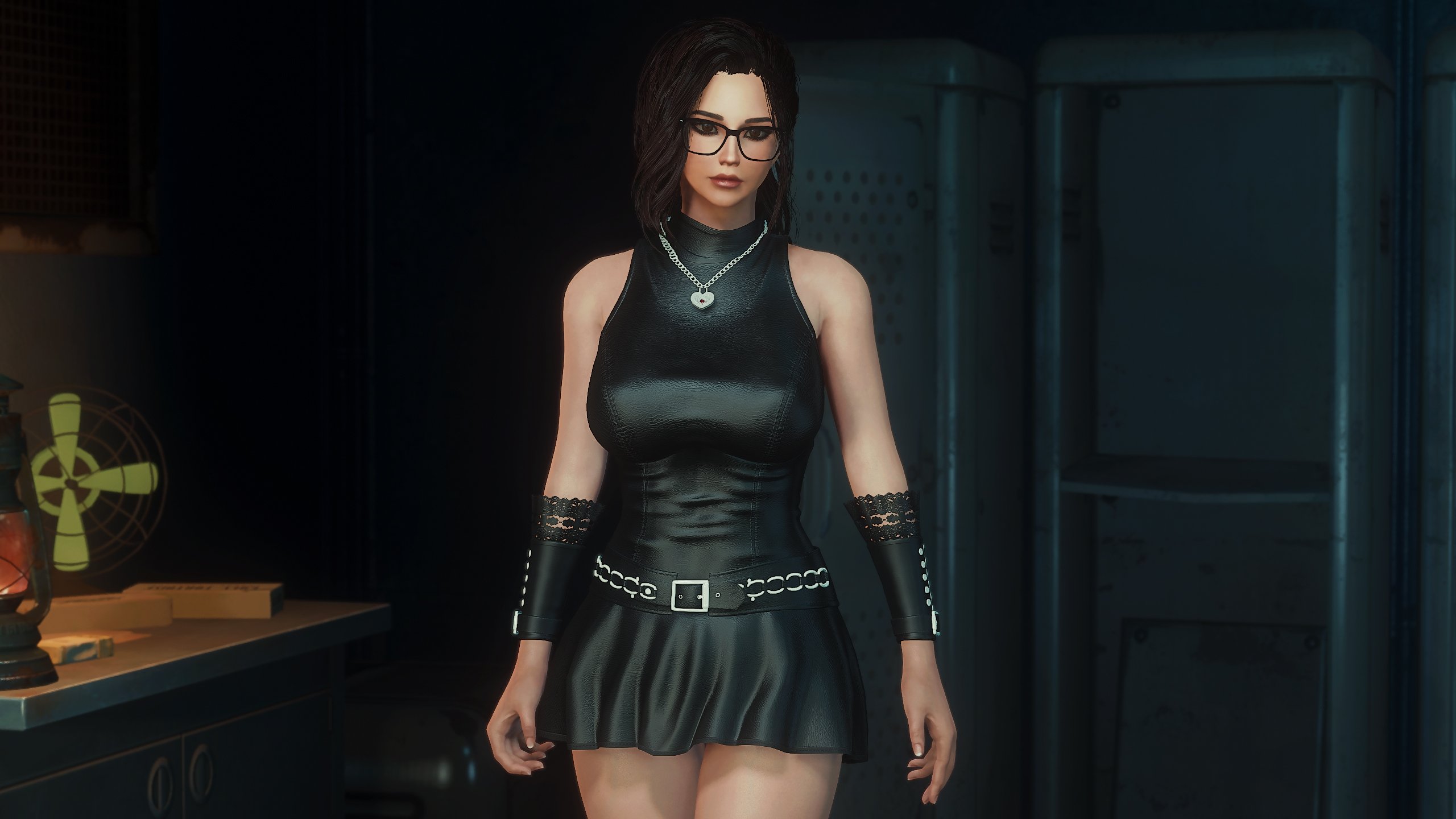 Fo4] Meet Catherine, my badass raider roleplay. No impractical skimpy  outfits here. just badass. Mods used for appearance, Ellie's Outfits, Lots  of Female Hairstyles, and Viper's Warpaint. For the roleplay itself, I'm