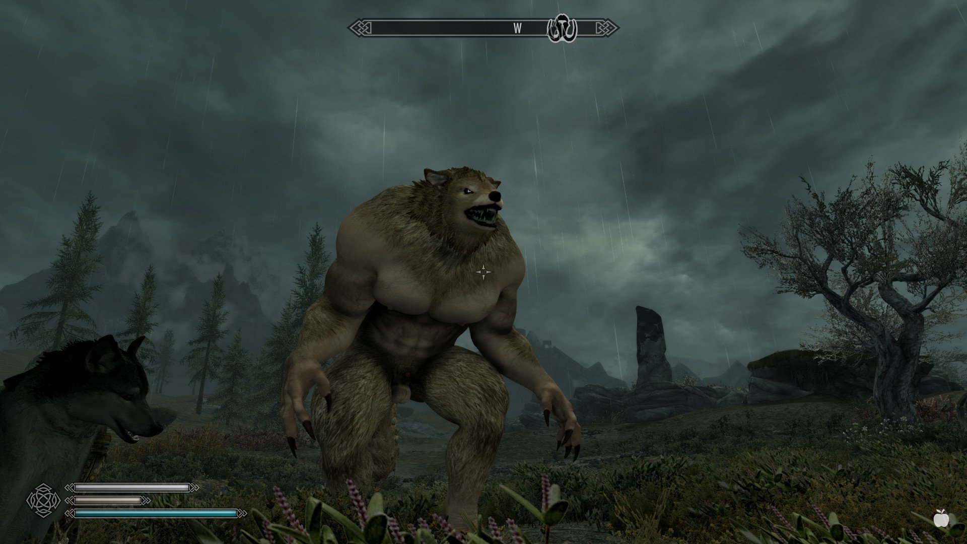 Skyrim Werwolf gegen Werbär