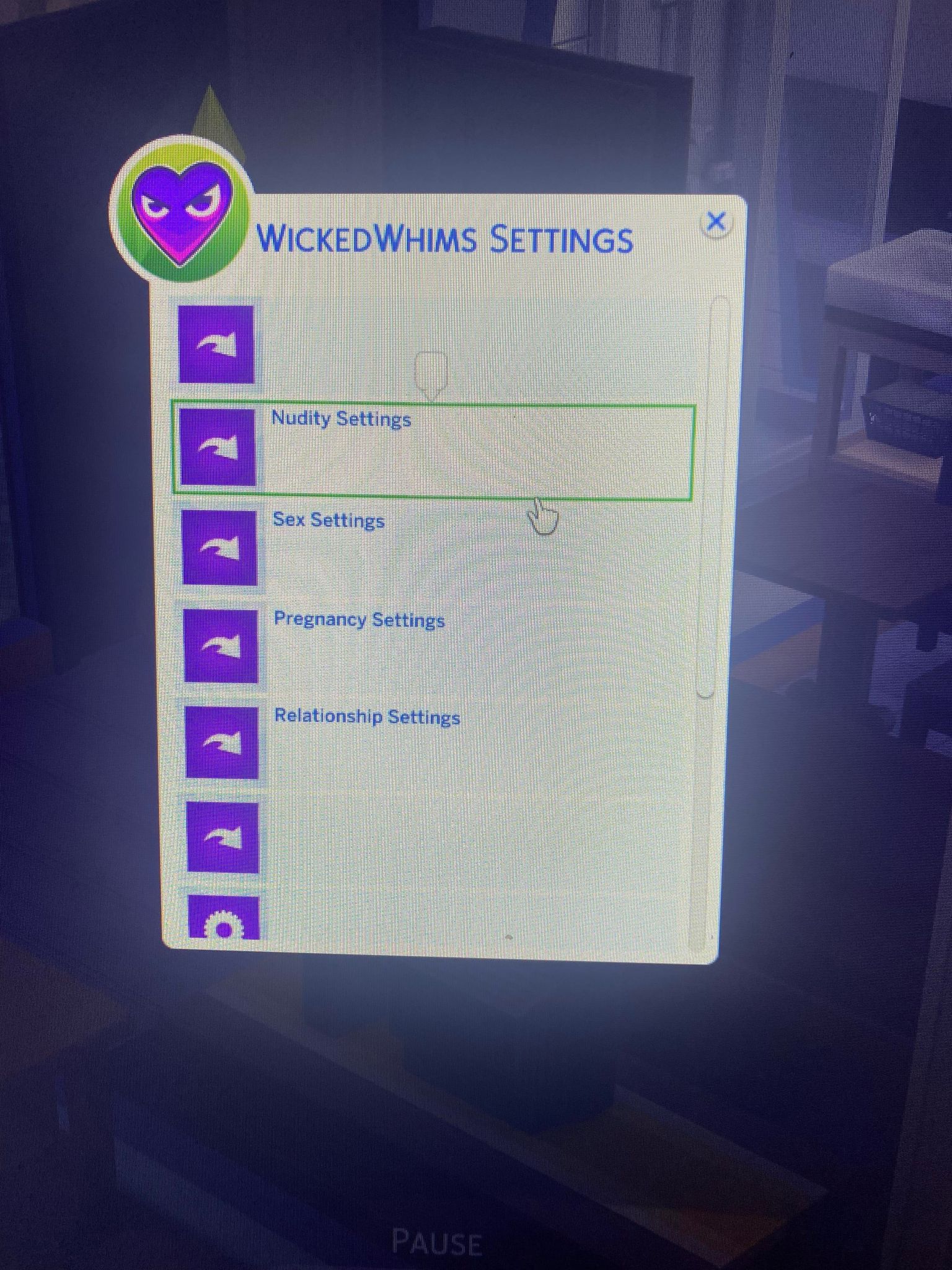 Cant Se The Menu With New Update Technical Support Wickedwhims Loverslab