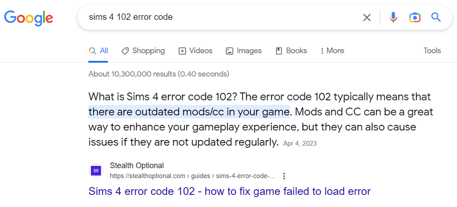 The sims 4 Error 102 after update(Solved) - The Sims 4 Technical