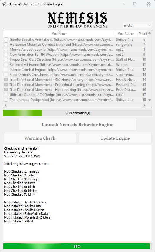 Need help with Nemesis, I use FNIS too. Skyrim Adult Mods LoversLab