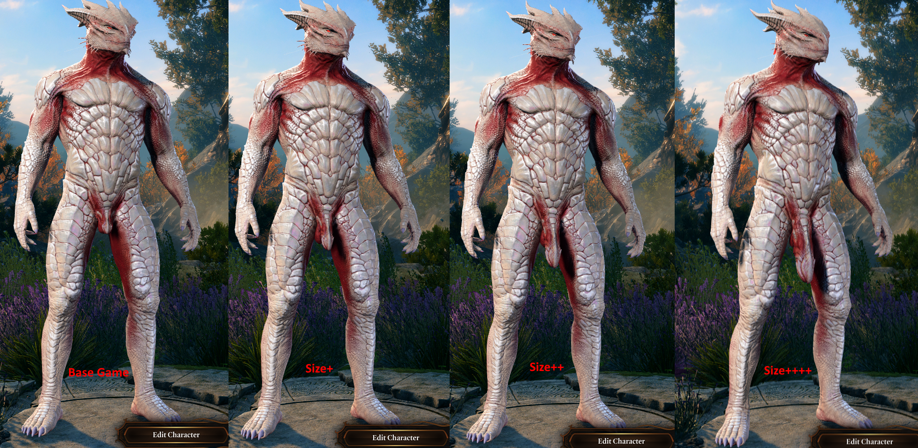 Baldurs gate 3 naked dragonborn