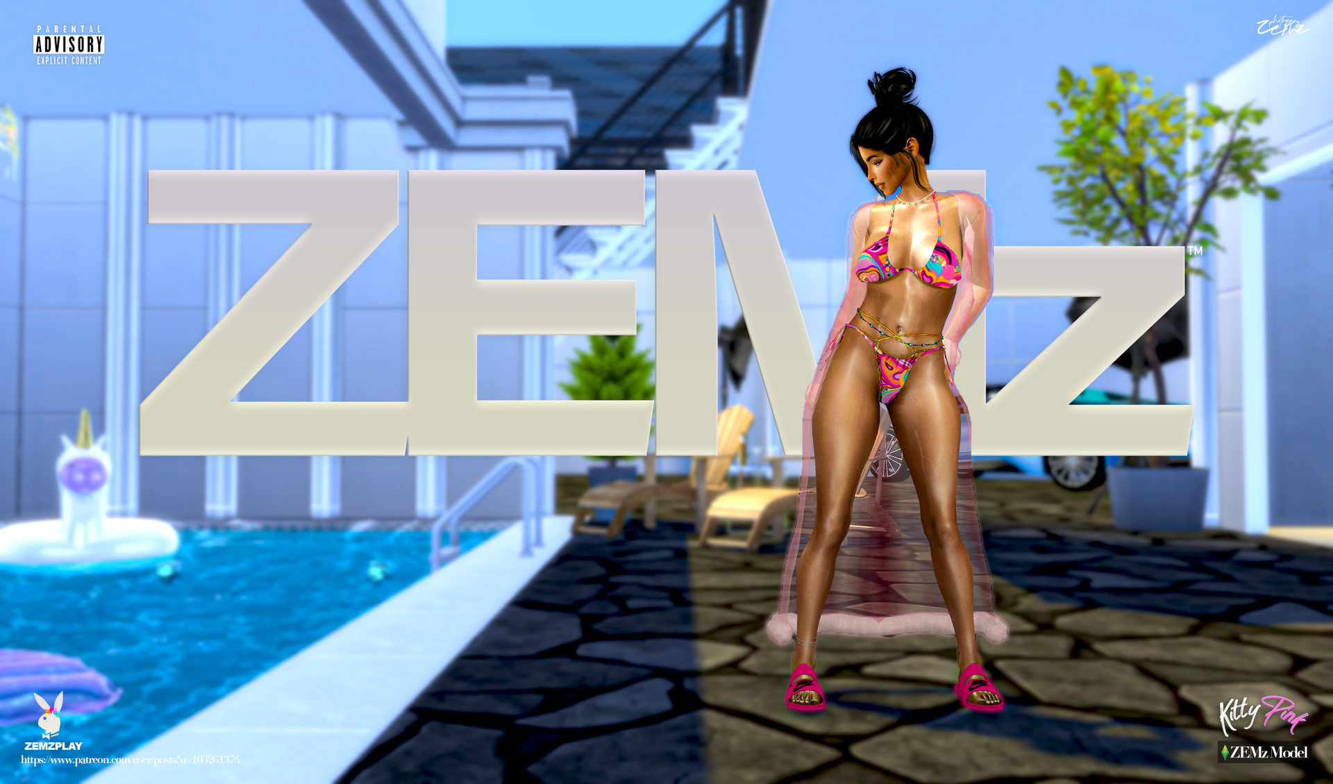 Kitty Pink Zemz Model Ceo Zemz 3 Model Sim Dump Downloads Cas Sims Loverslab 