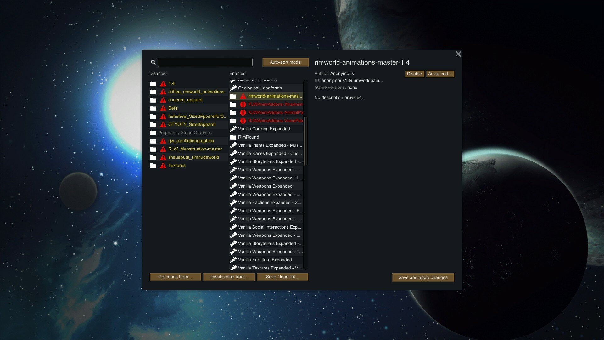 [1.4] RJW Animation Framework - Page 37 - Rimworld - LoversLab