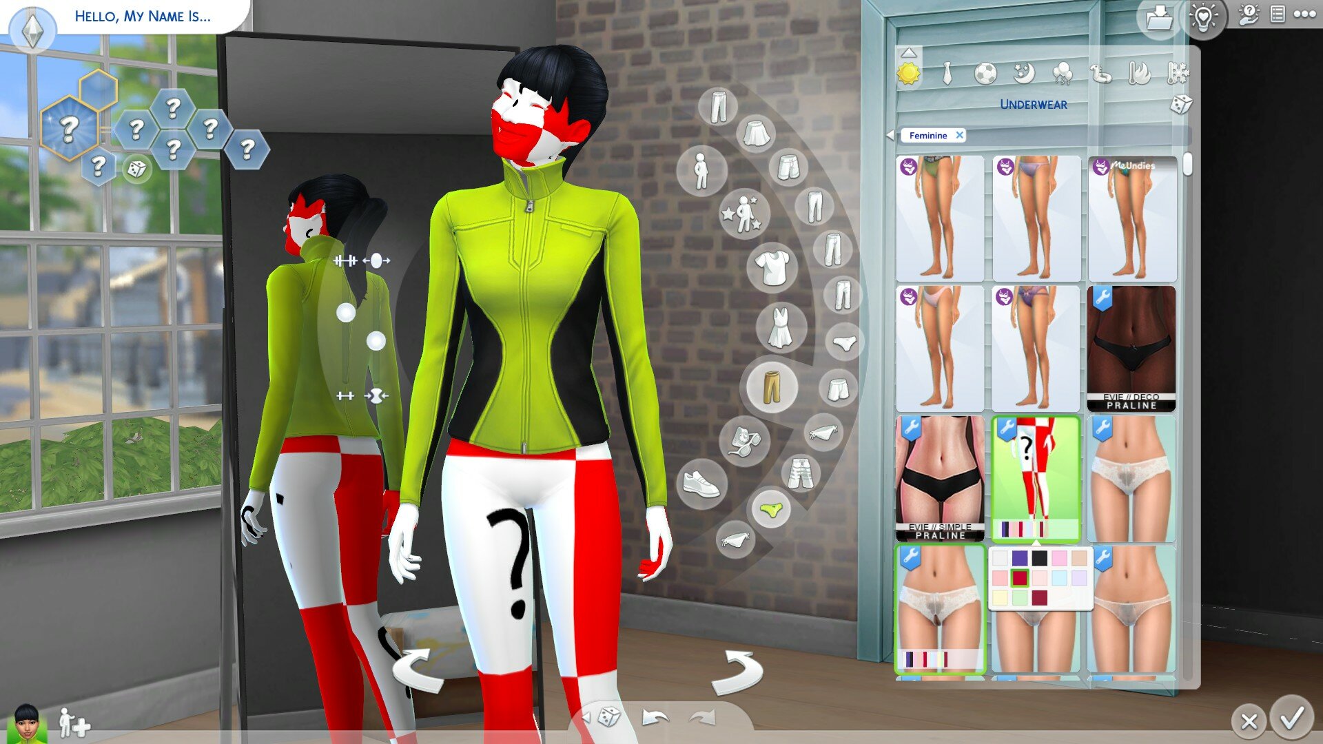 The Sims Resource - Default Replacement Underwear Top and Bottom (Bra /  Panties)