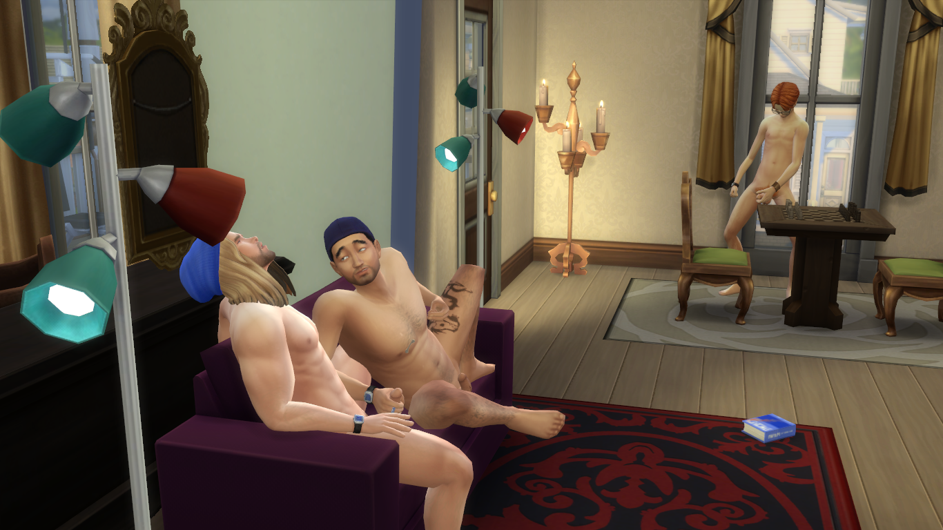 The Sims 4 : Jean Roque Lartigue (Nadia The Secret of Blue Water) Watch  Kyle Kyleson X Carlos Lopes Secret Sergio Romeo Hunk Gay Nipple play Suck -  The Sims 2 and