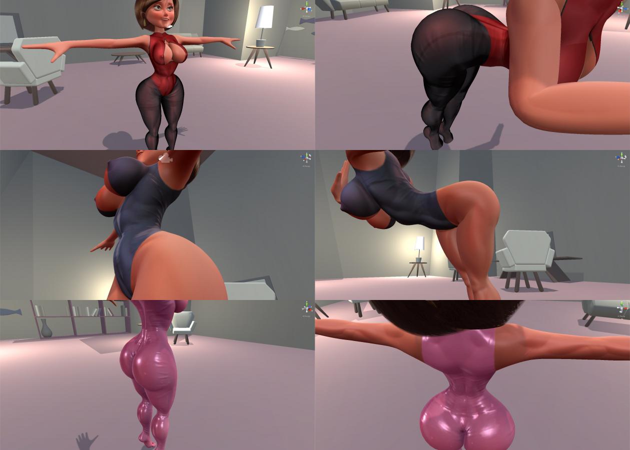 [unity] The Incredibles Helen Parr Game Adult Gaming