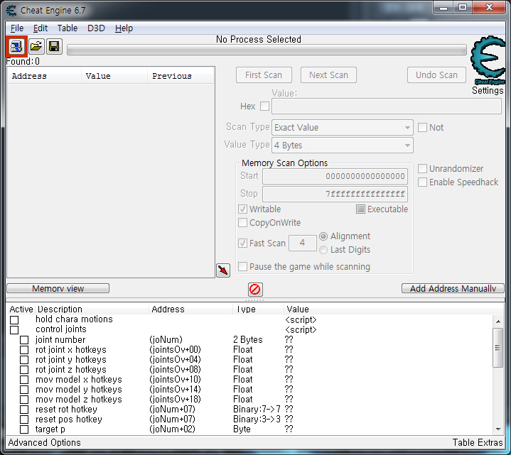 Download Cheat Engine 6.7